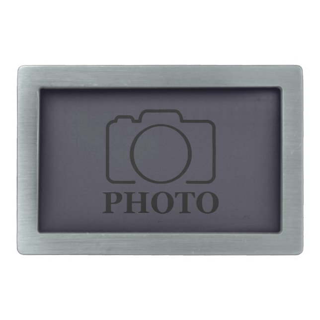 Business Company Create Your Own Custom Template Belt Buckle (Front)