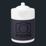 Business Company Create Your Own Custom Template Teapot<br><div class="desc">You can customize it with your photo,  logo or with your text.  You can place them as you like on the customization page. Modern,  unique,  simple,  or personal,  it's your choice.</div>