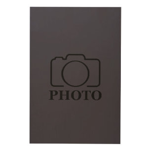 Business Company Create Your Own Custom Template Wood Wall Art