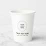 Business Company Custom Template Corporate Event Paper Cups