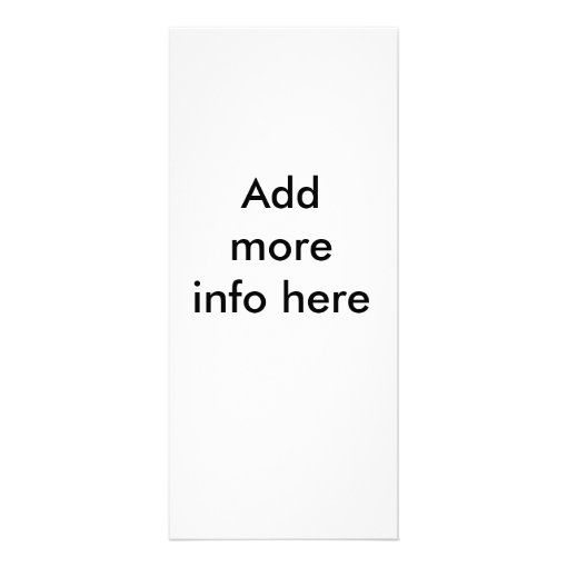 Business Company Door Hanger Brochure Flyer Hanger Rack Card Zazzle