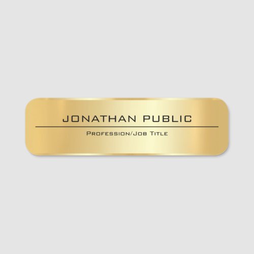 Business Company Employee Safety Pin Or Magnetic Name Tag