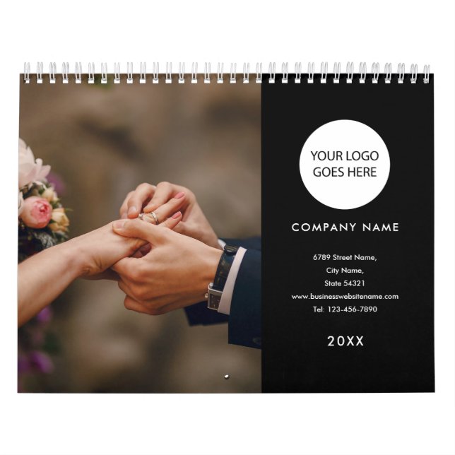 Business Company Logo 2023 Custom Photo Calendar (Cover)