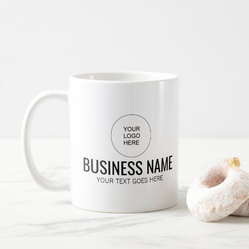 Business Company Logo Add Text Here Template Coffee Mug