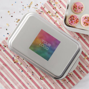 Business Company Logo Create Your Own Modern Cake Pan