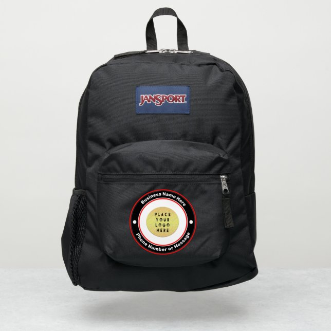 Business Company Logo Custom  JanSport Backpack (Front)