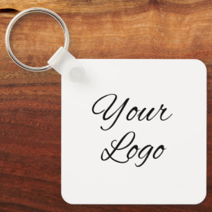 Business Company Logo Custom Keychain
