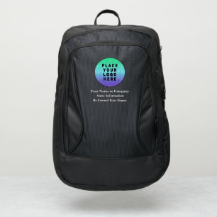 Business Company Logo Custom Port Authority® Backpack