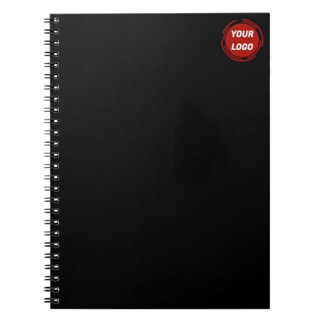 Business Company Logo CUSTOMIZABLE  Notebook (Front)