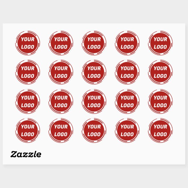 Business Company Logo CUSTOMIZABLE Stickers (Sheet)