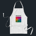 Business Company Logo Here Add Text Name Template Adult Apron<br><div class="desc">Custom Upload Your Business Company Logo Here Add Text Or Name White Standard Apron.</div>