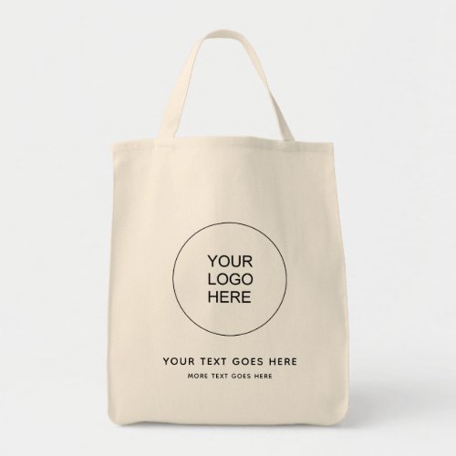 Business Company Logo Here Template Custom Tote Bag