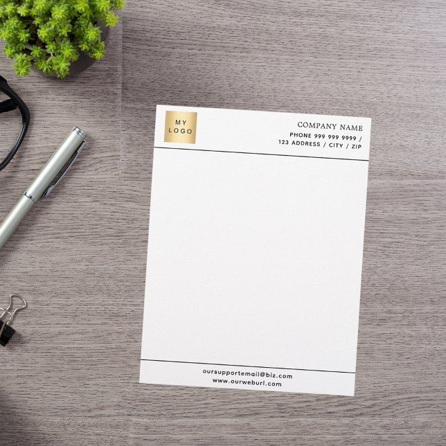 Business company logo letterhead (Creator Uploaded)