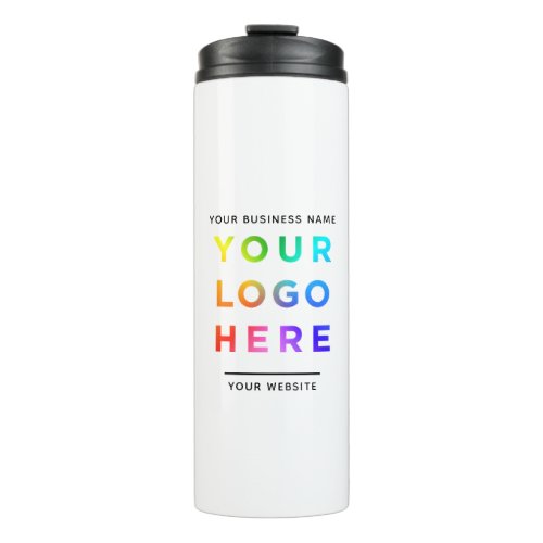 Business Company Logo Name Website Promotional Thermal Tumbler