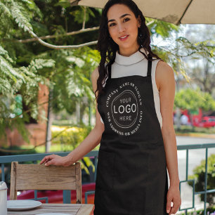 Business Company Logo or Brand Modern Professional Apron