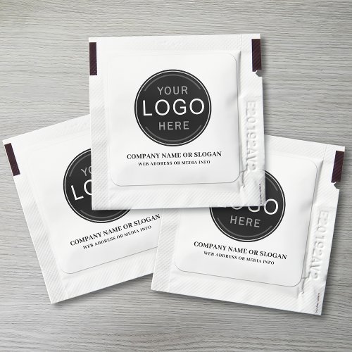 Business Company Logo or Brand Modern Professional Hand Sanitizer Packet