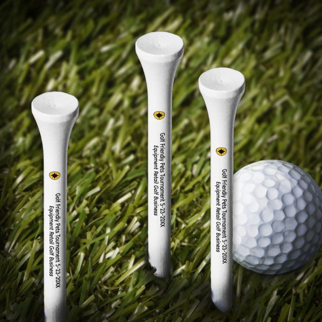 Business Company Logo Promote Brand Favors  Golf Tees (Business Company Logo Promote Brand Favors Golf Tees is great to use during golf tournaments.)