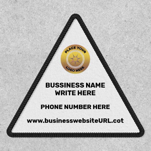 Business Company Logo Promote Brand Personalize  Patch