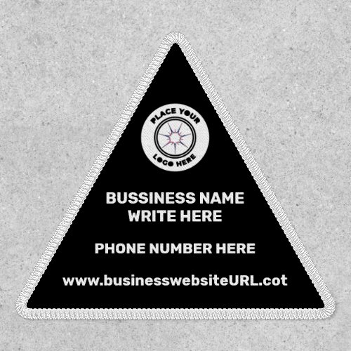 Business Company Logo Promote Brand Personalize  Patch