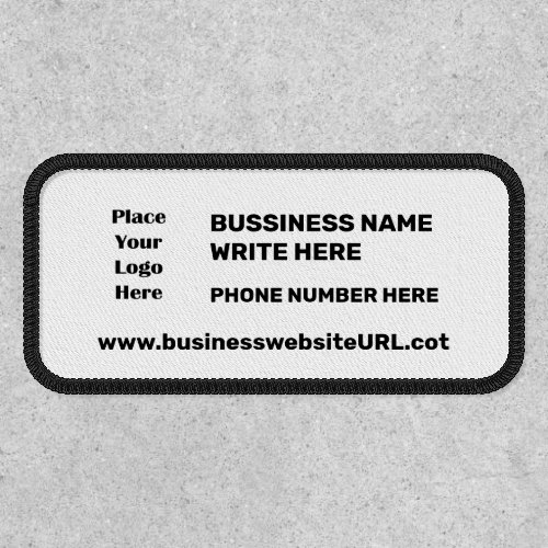 Business Company Logo  Promote Personalize Patch