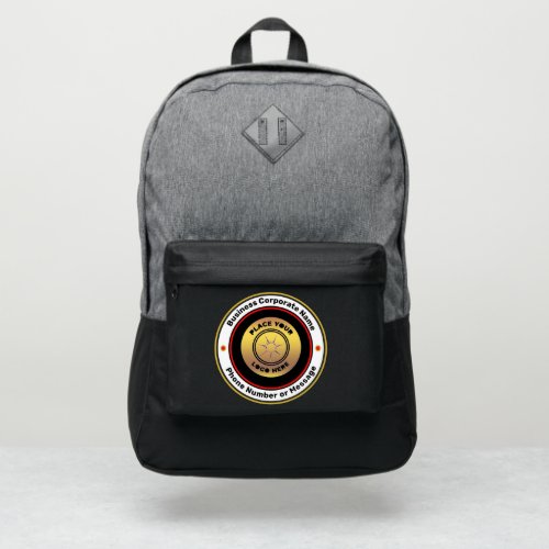 Business Company Logo Promotional Custom     Port Authority Backpack