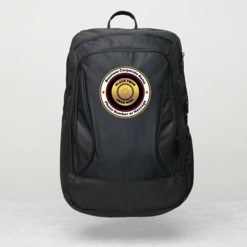 Business Company Logo Promotional Custom    Port Authority Backpack