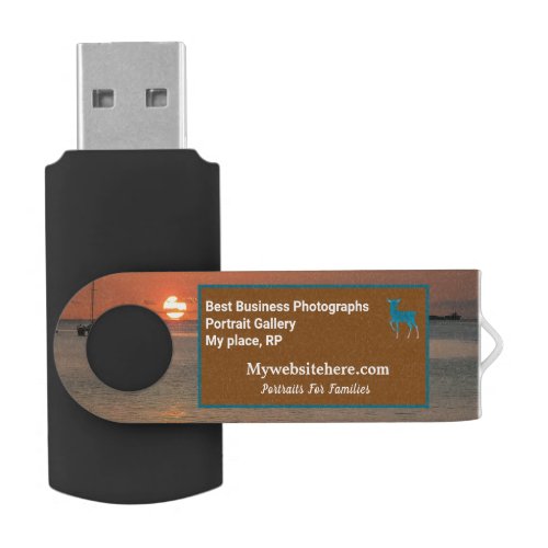 Business Company Logo Promotional Personalize Flash Drive