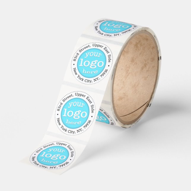 Business Company Logo Return Address Sticker Rolls (Roll)
