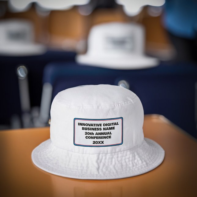 Business Company Name Conference Year  Bucket Hat (Business Company Name Conference Year Bucket Hat is great to give at an event or special occasion.)