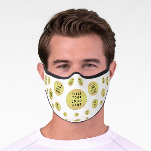 Business Company Personalize Custom Logo Premium Face Mask