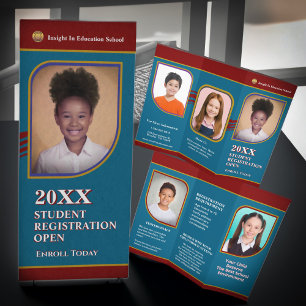 Business Company Photo Logo School Modern  Brochure