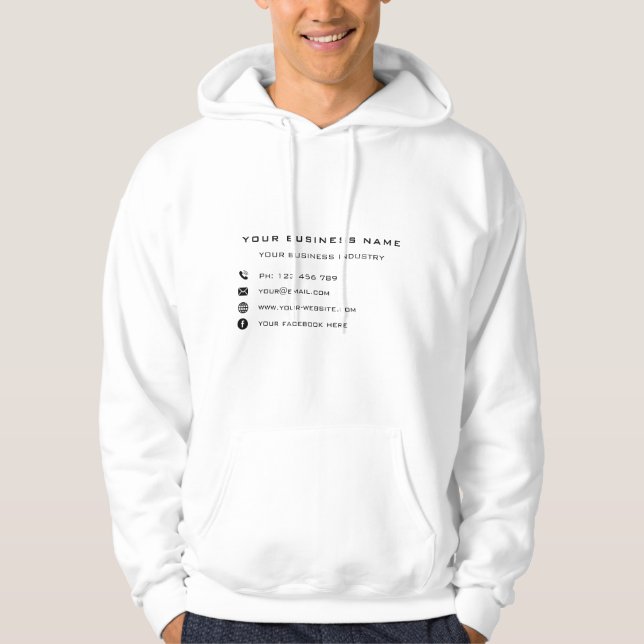 Business Company Promotional Hoodie Promotional (Front)
