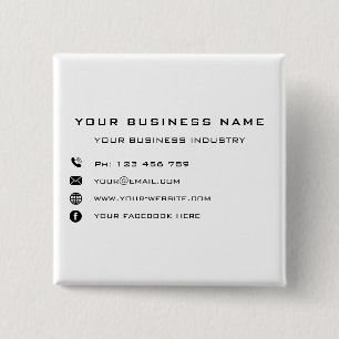 Business Company Promotional Personalized - Modern Button