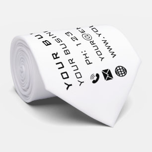 Business Company Promotional Personalized Special  Neck Tie