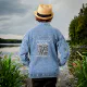 Business Company QR Code Marketing Promote Custom Denim Jacket | Zazzle