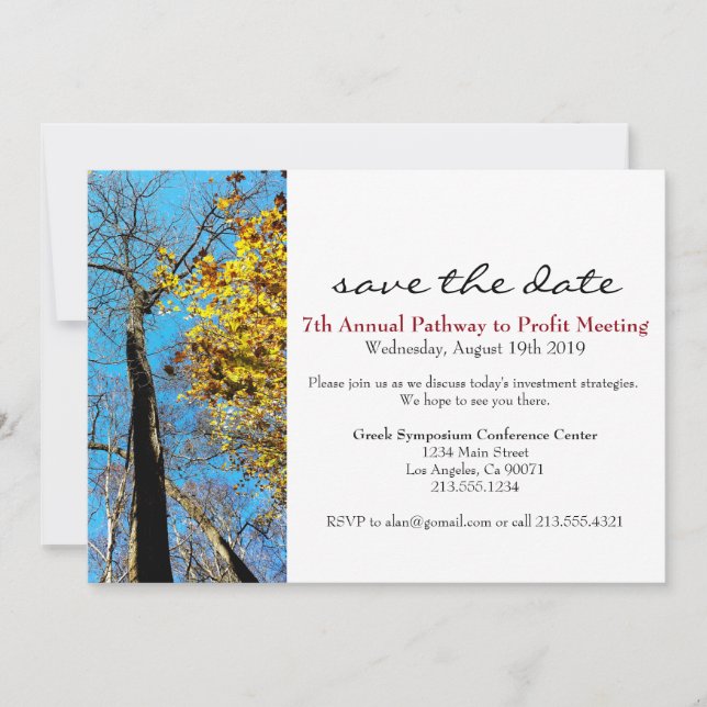 Business Conference Corporate Event Invitation (Front)