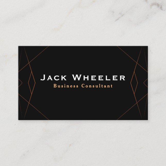 Business Consultant Business Card (Front)