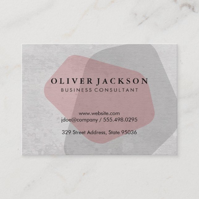 Business Consultant Business Card (Front)