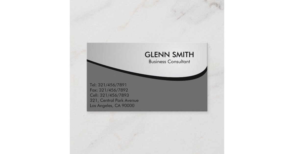Business Consultant Business Cards Zazzle