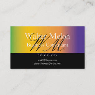 Business Consultant Gold Easy Generic Thrilling Card