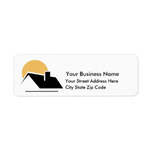 Business Consultant Return Address Label