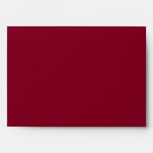 Business Contemporary Burgundy Envelope (Front)