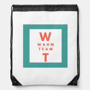 Business Corporate Add Your Logo Professional Drawstring Bag