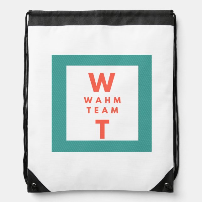 Business Corporate Add Your Logo Professional  Drawstring Bag (Front)