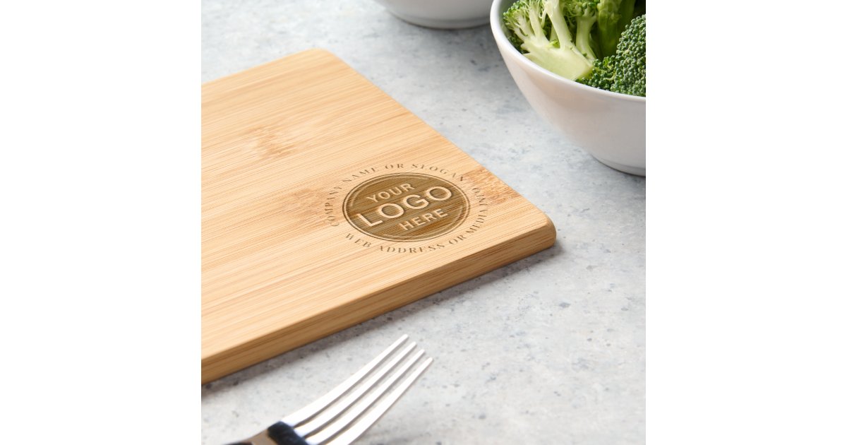 Business Corporate Company Logo Modern Brand Cutting Board Zazzle