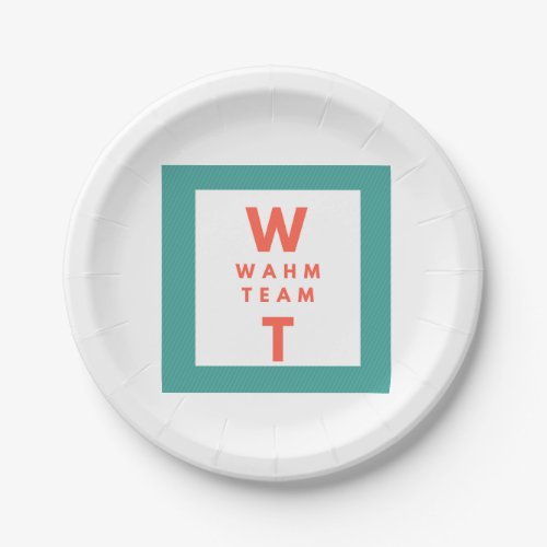 Business Corporate Logo Professional Paper Plates