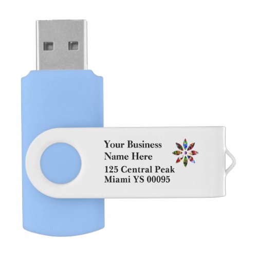 Business Corporate Name Logo Custom USB Flash Drive