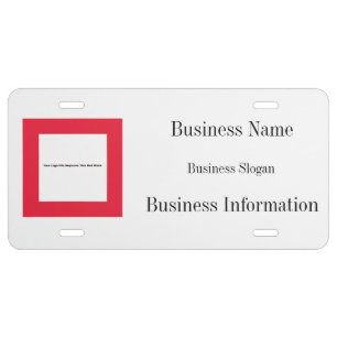 Business Crafter's Artist Front License Plate