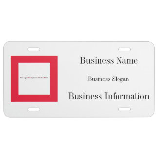 Business Crafter's Artist Front License Plate