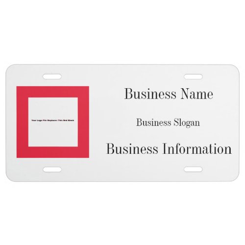 Business Crafters Artist Front License Plate